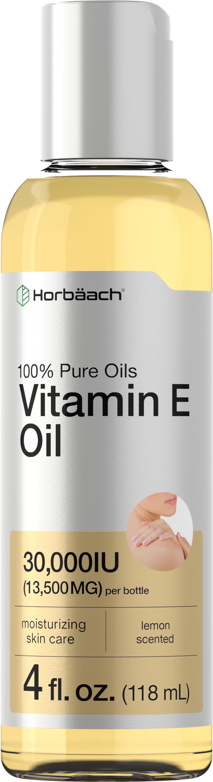 Flacon d'huile de vitamine E Horbäach 4 fl oz vue avant