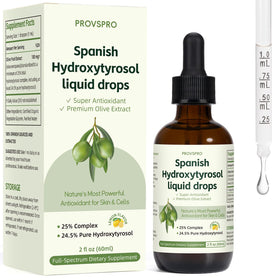 Flacon d'Hydroxytyrosol liquide provspro 136g avec étiquette