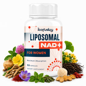 Flacon d'IcarusIvy NAD+ pour Femmes avec 90 capsules