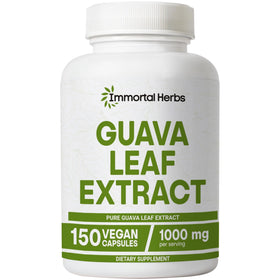 Flacon d'Immortal Herbs Extrait de Feuille de Goyave 1000mg