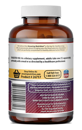 Flacon d'inositol 500 mg sur une table avec des vitamines