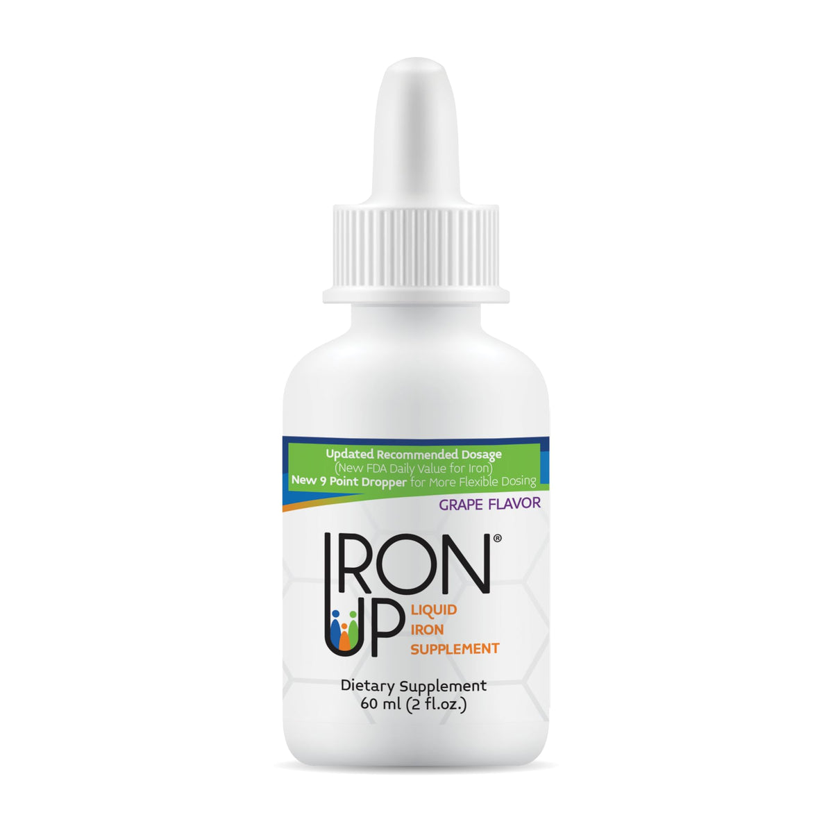 Flacon d'Iron Up d'A.C. GRACE COMPANY, complément alimentaire fer 60 ml