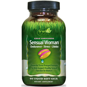 Flacon d'Irwin Naturals Sensual Woman avec 60 gélules liquides