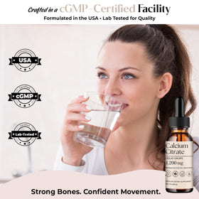 Flacon D L S calcium liquide et cuillère doseuse