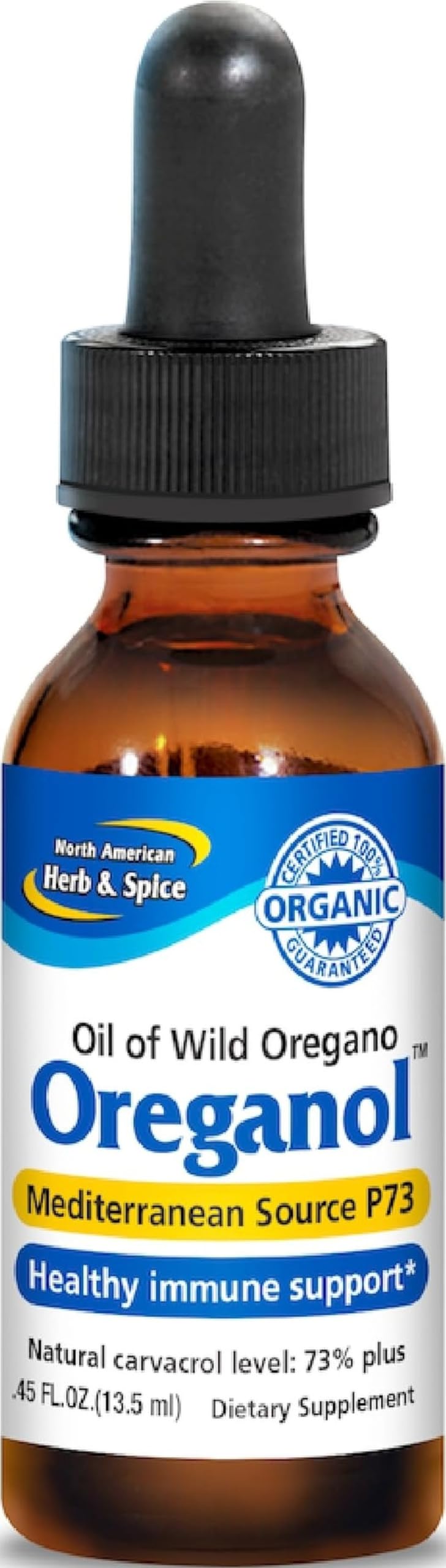 Flacon d'Oreganol P73 13,3 ml de NORTH AMERICAN HERB & SPICE