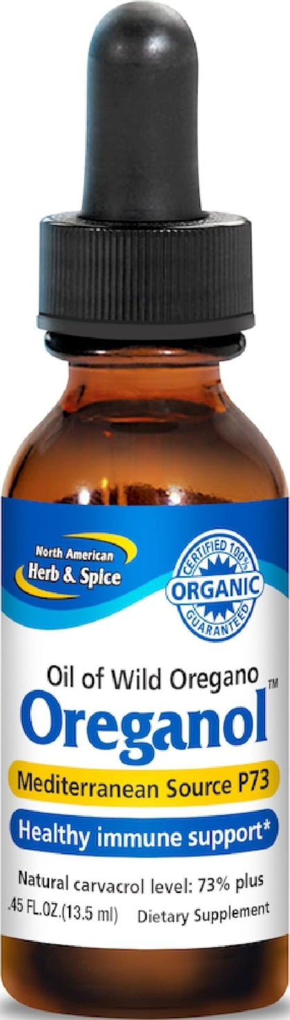 Flacon d'Oreganol P73 13,3 ml de NORTH AMERICAN HERB & SPICE