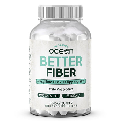 Flacon d'Organics Ocean Complément Alimentaire Fibres 90 Capsules