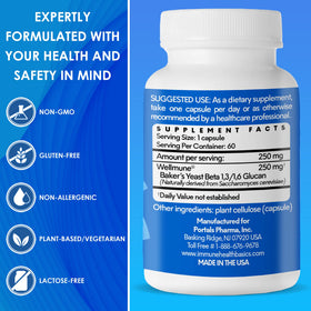 Flacon daily wellness Health Basics avec capsules à côté