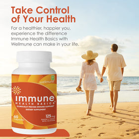 Flacon daily wellness Health Basics ouvert avec capsules visibles