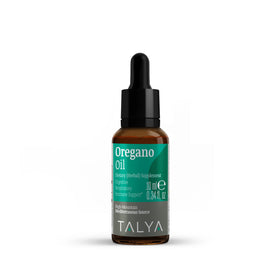 Flacon de 10 ml d'huile d'origan TALYA avec étiquette