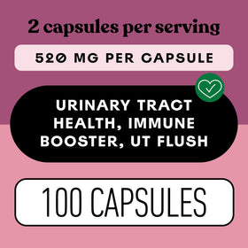 Flacon de 100 capsules D Mannose Cranberry 520mg