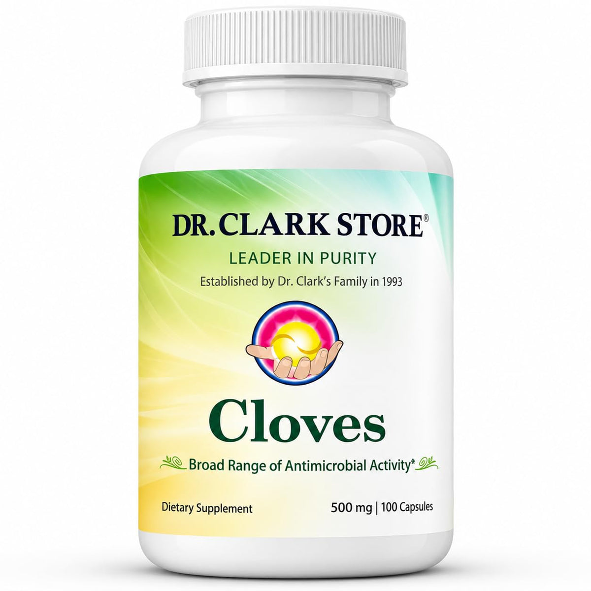 Flacon de 100 capsules de clous de girofle 500mg Dr Clark Store