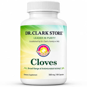 Flacon de 100 capsules de clous de girofle 500mg Dr Clark Store
