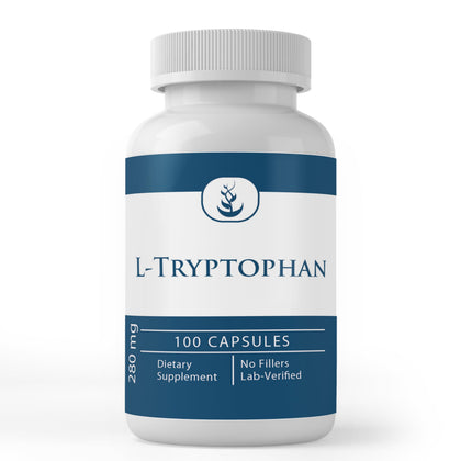 Flacon de 100 capsules de L-Tryptophan PURE ORIGINAL INGREDIENTS