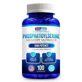 Flacon de 100 capsules de phosphatidylsérine We Like Vitamins