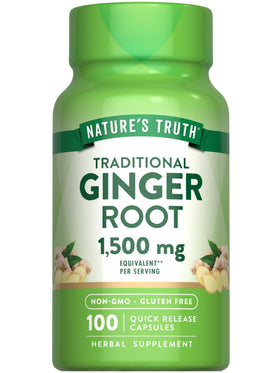 Flacon de 100 capsules de racine de gingembre Nature's Truth