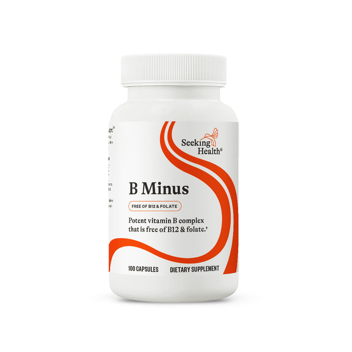 Flacon de 100 capsules de Seeking Health B-Minus Complex Vitamines