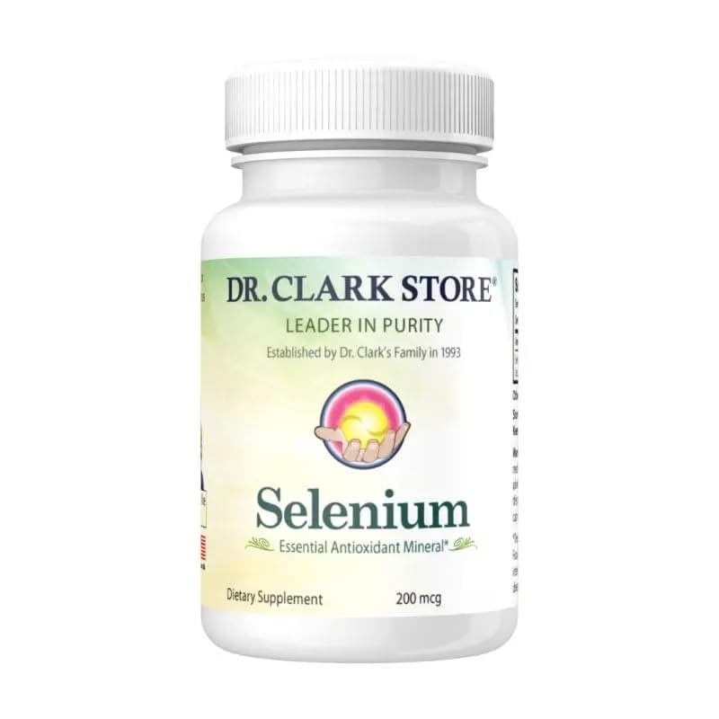 Flacon de 100 capsules de Sélénium 200 Mcg - Dr Clark Store