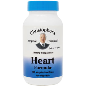 Flacon de 100 gélules de complément alimentaire Coeur de Christopher's Original Formulas