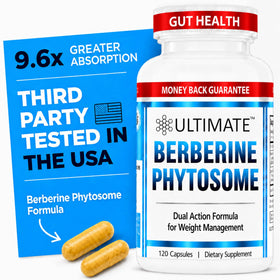 Flacon de 109g de Berbérine Phytosome Ultimate vue de face