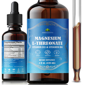 Flacon de 118 ml de complexe de magnésium liquide HERBALICIOUS