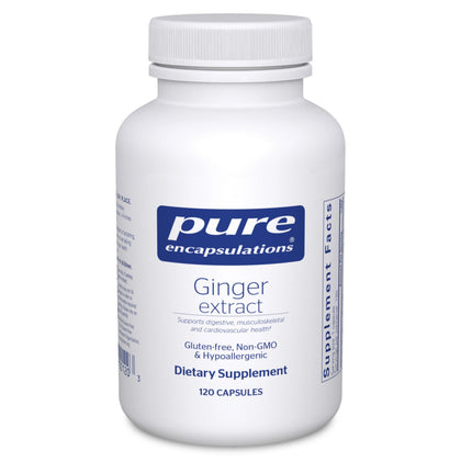 Flacon de 120 capsules d'extrait de gingembre Pure Encapsulations