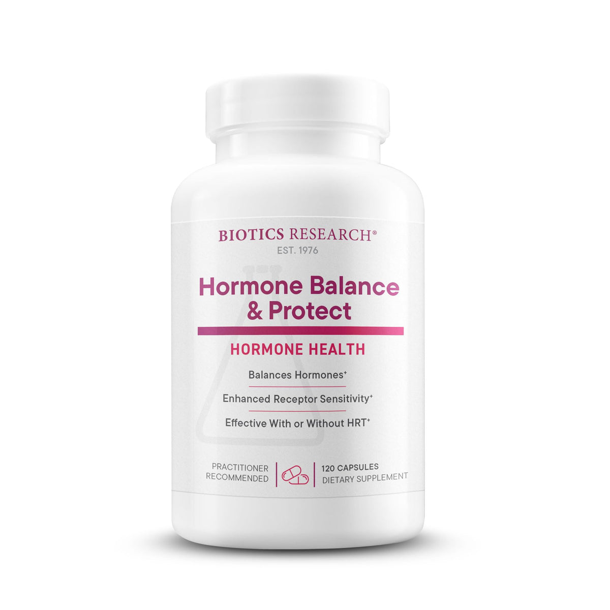 Flacon de 120 capsules de BIOTICS RESEARCH Balance and Protect
