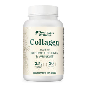 Flacon de 120 capsules de collagène peptides Great Lakes Gelatin