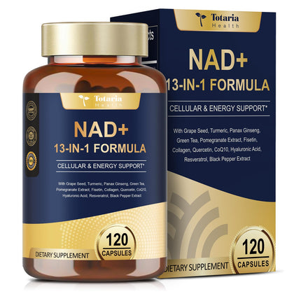 Flacon de 120 capsules de complément alimentaire NAD Totaria