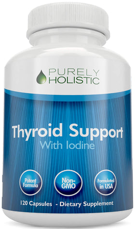 Flacon de 120 capsules de complément alimentaire thyroïdien Purely Holistic