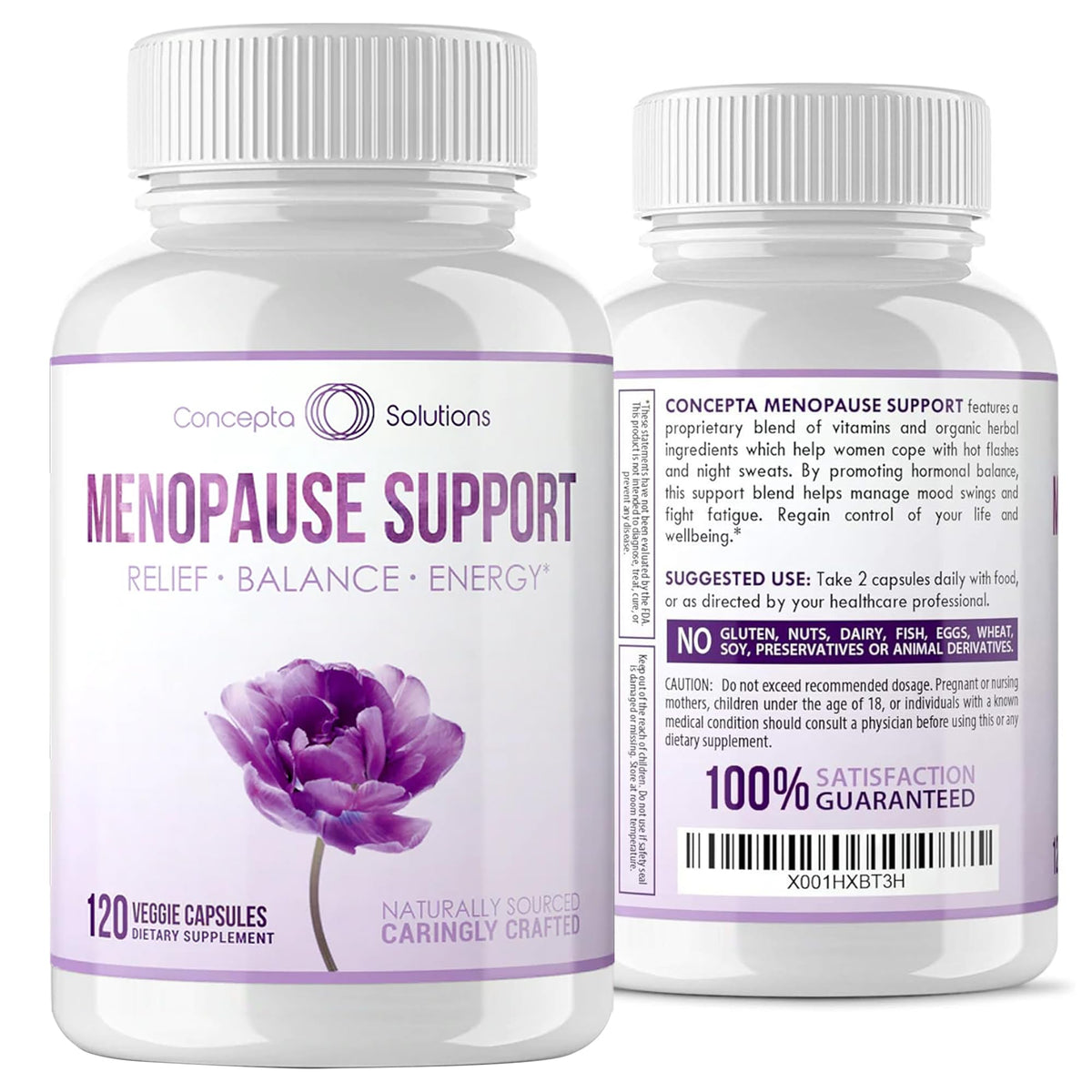 Flacon de 120 capsules de Concepta Solutions vue de face
