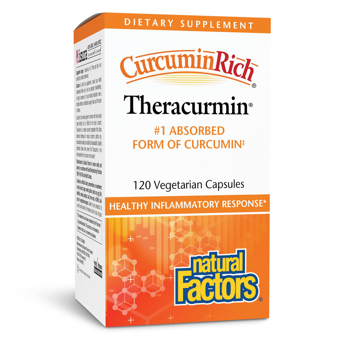 Flacon de 120 capsules de CurcuminRich Theracurmin de Natural Factors