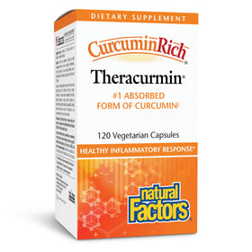 Flacon de 120 capsules de CurcuminRich Theracurmin de Natural Factors