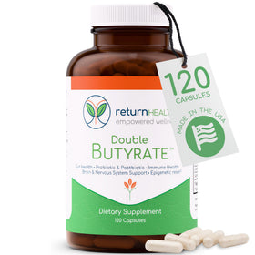 Flacon de 120 capsules de Double Butyrate Return Healthy