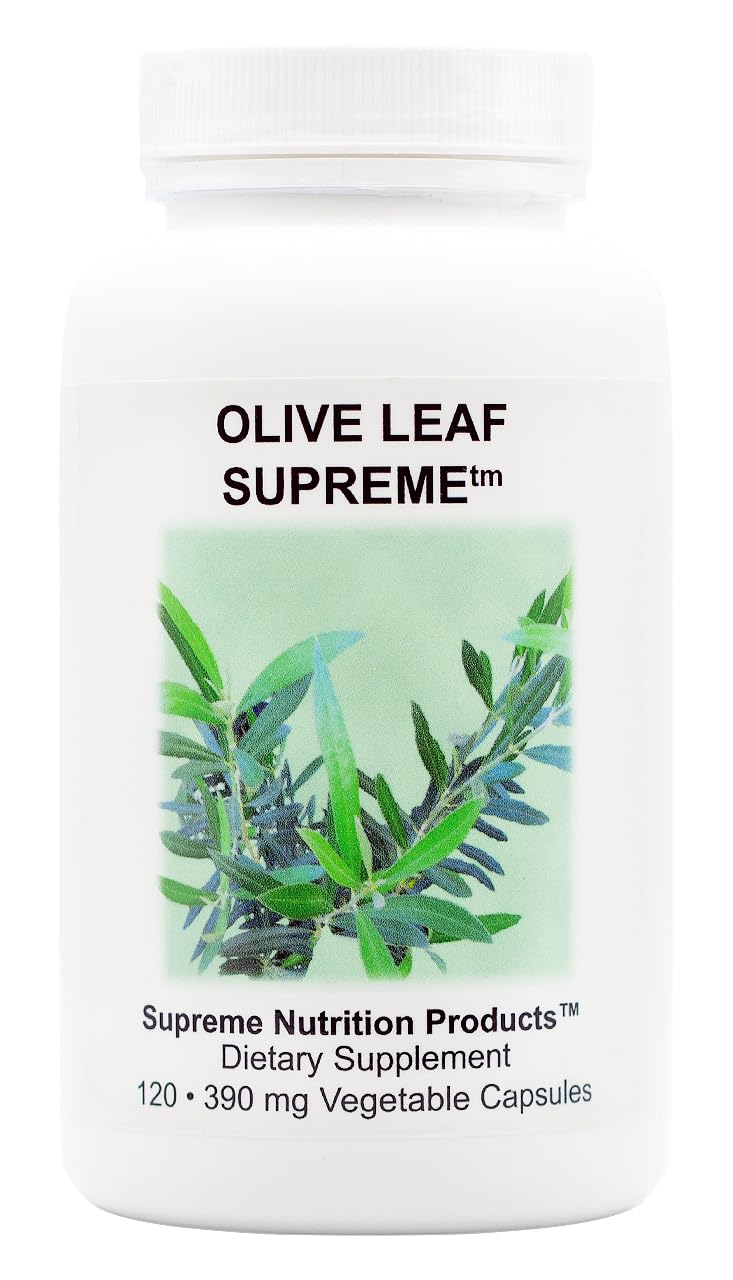 Flacon de 120 capsules de feuille d'olive Nutrition vue de face