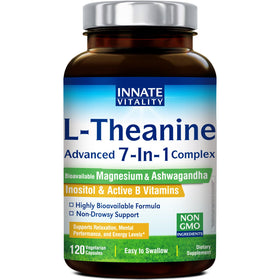 Flacon de 120 capsules de L-Théanine Innate Vitality