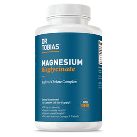 Flacon de 120 capsules de magnésium bisglycinate Dr. Tobias