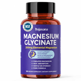 Flacon de 120 capsules de magnésium chélaté HojaSana