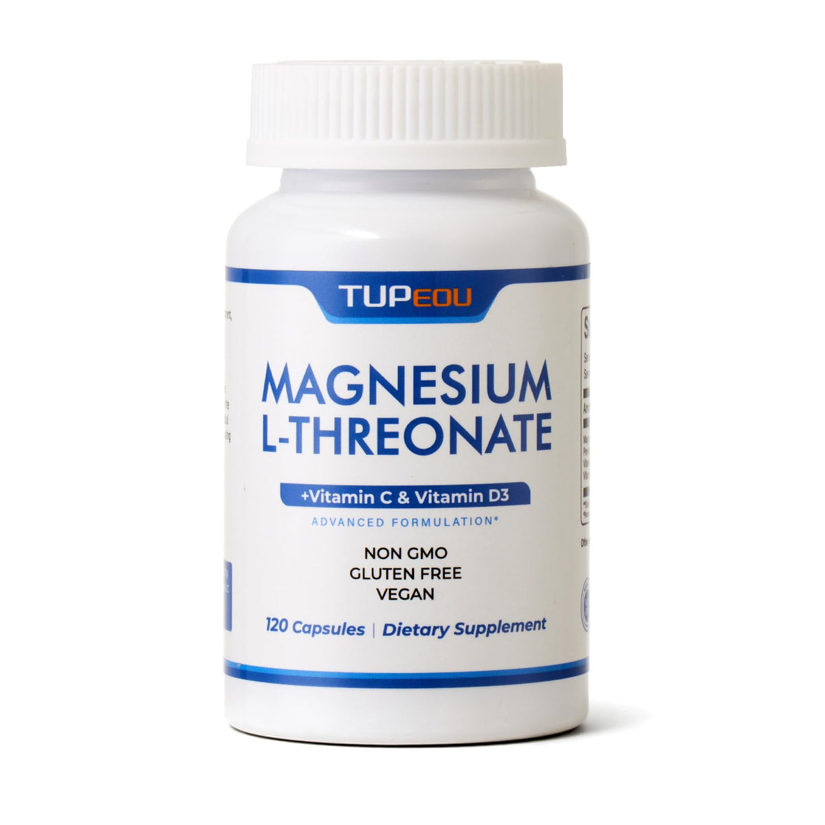 Flacon de 120 capsules de magnésium L-thréonate de tupeou