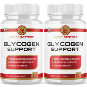 Flacon de 120 capsules de soutien au glycogène MJO vue de face