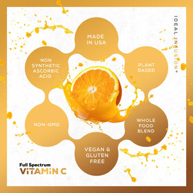 Flacon de 120 capsules de Vitamine C 675mg Ideal Infusion