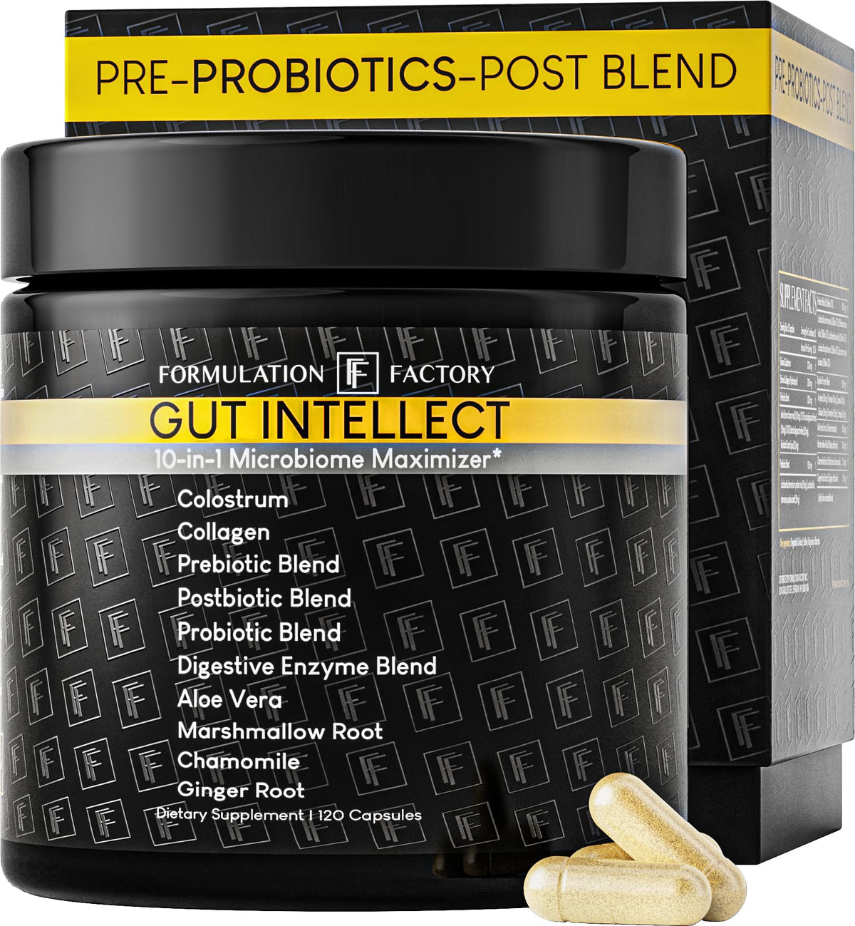 Flacon de 120 capsules Formulation Factory vue de face
