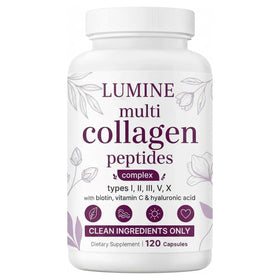 Flacon de 120 capsules LUMINE Multi Collagen Complex