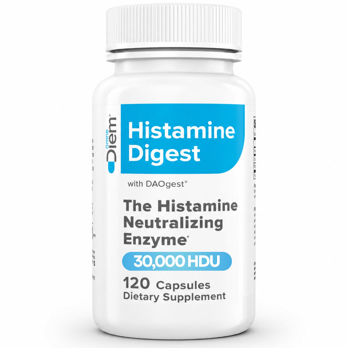 Flacon de 120 capsules Omne Diem Histamine Support Enzyme