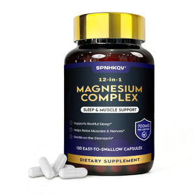Flacon de 120 capsules SPNHKOV Magnésium 12-en-1