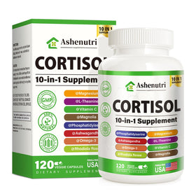 Flacon de 120 capsules végétales Ashenutri 10-en-1