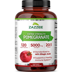Flacon de 120 capsules végétales d'extrait de grenade Zazzee