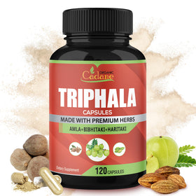 Flacon de 120 capsules végétales Organic Cadane Triphala