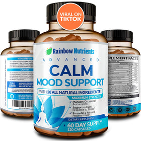 Flacon de 120 capsules végétales Rainbow Nutrients 28 en 1