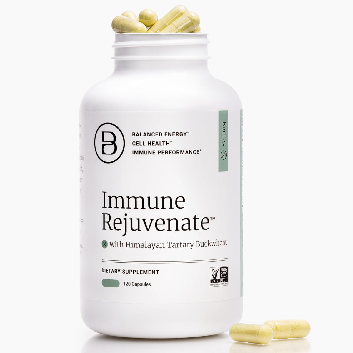Flacon de 120 capsules végétariennes daily wellness Rejuvenate de BIG BOLD HEALTH